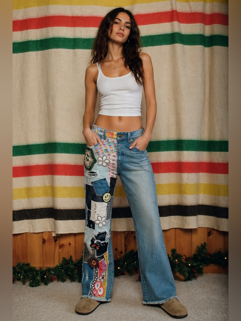 BDG High-Waisted Flare Jean - Indigo Craft